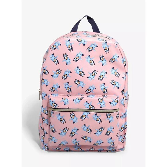 Bluey Pink Allover Print Backpack NEW main image 4